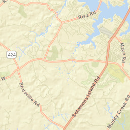 Davidsonville Street Map