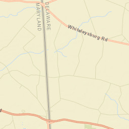 Whiteleysburg Delaware Street Map