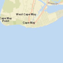West Cape May Street Map