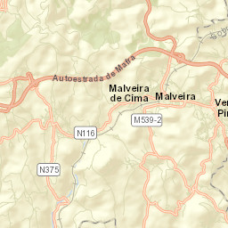 Venda do Pinheiro Street Map