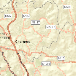 Milharado Street Map