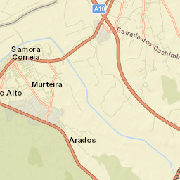 Samora Correia Street Map