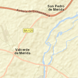 San Pedro de Mérida Street Map