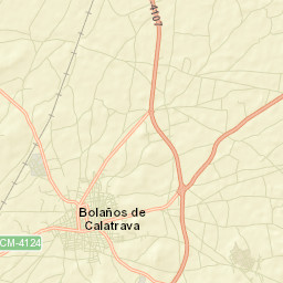 Bolaños de Calatrava Street Map