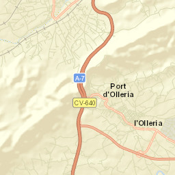 L'Olleria Street Map