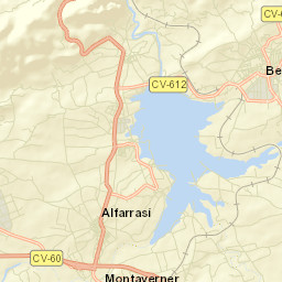 Alfarrasí Street Map