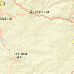 Quatretonda Street Map
