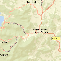 Sant Josep de sa Talaia Street Map