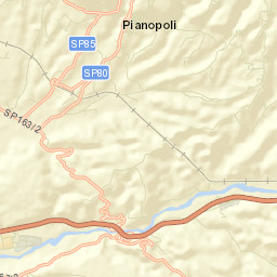 Pianopoli Street Map