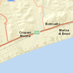 Cropani Marina Street Map