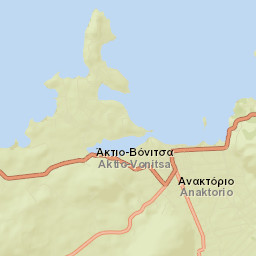 Vónitsa Street Map