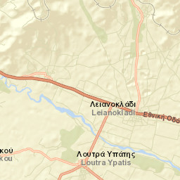 Lianokládhion Street Map