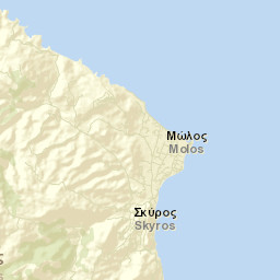 Skýros Street Map