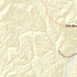 Gördes Street Map