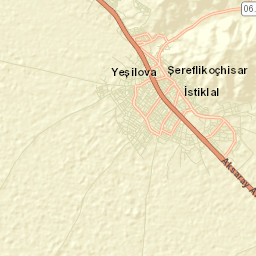 Şereflikoçhisar Street Map