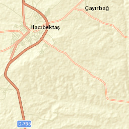 Hacıbektaş Street Map