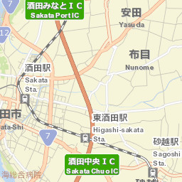 Sakata Street Map