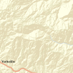 Yorkville California Street Map