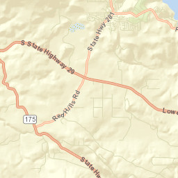 Glenview California Street Map