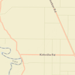Kirkville California Street Map