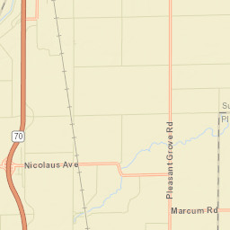 Trowbridge California Street Map