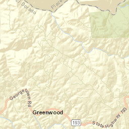 Greenwood California Street Map