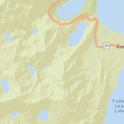 Spring Creek California Street Map