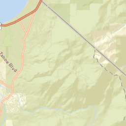Stateline California Street Map