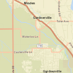 Minden Street Map