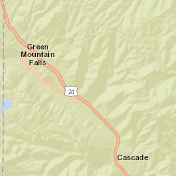 Cascade Colorado Street Map
