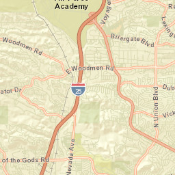 6450 North Academy Boulevard, Colorado Springs Street Map