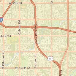 Lenexa Street Map