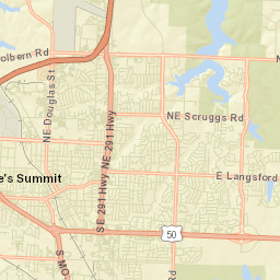 1355-1409 Northeast Todd George Road, Lees Summit, MO Street Map