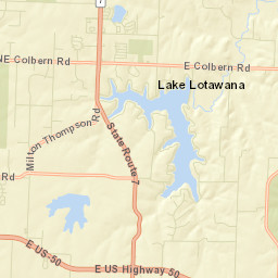 Lake Lotawana Street Map