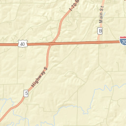 Interstate 70, Boonville, MO 65233, USA Street Map
