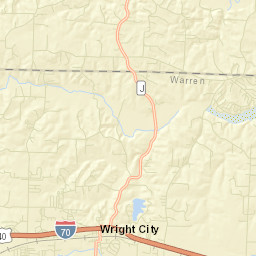 Wright City Street Map