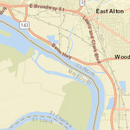 Wood River Street Map