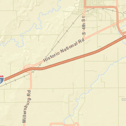 Bond County Street Map