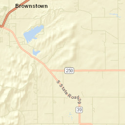 Brownstown Street Map