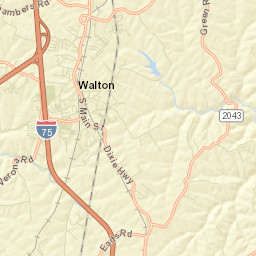 Walton Street Map