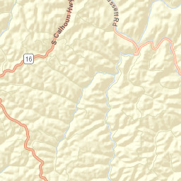 Calhoun County Street Map
