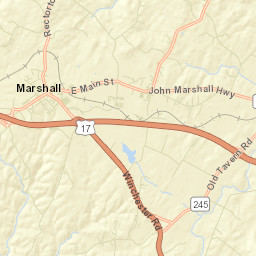 Marshall Street Map