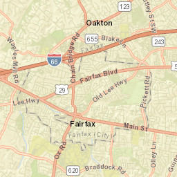 Fairfax Street Map