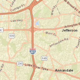 Jefferson Street Map