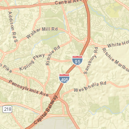 Prince George's County Street Map