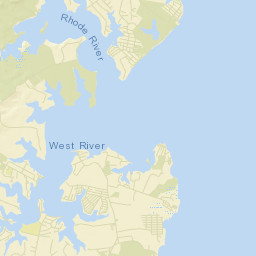 Shady Side Street Map