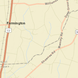 Staytonville Delaware Street Map