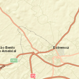 Estremoz Street Map