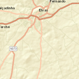 Elvas Street Map