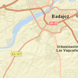 Badajoz Street Map